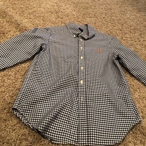 Boys long sleeve button down Polo